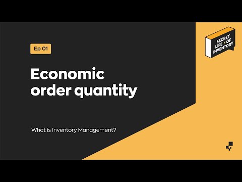 Economic Order Quantity | Secret Life of Inventory
