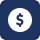To view sales orders, sales quotes, and customers, hover over the Sales icon.