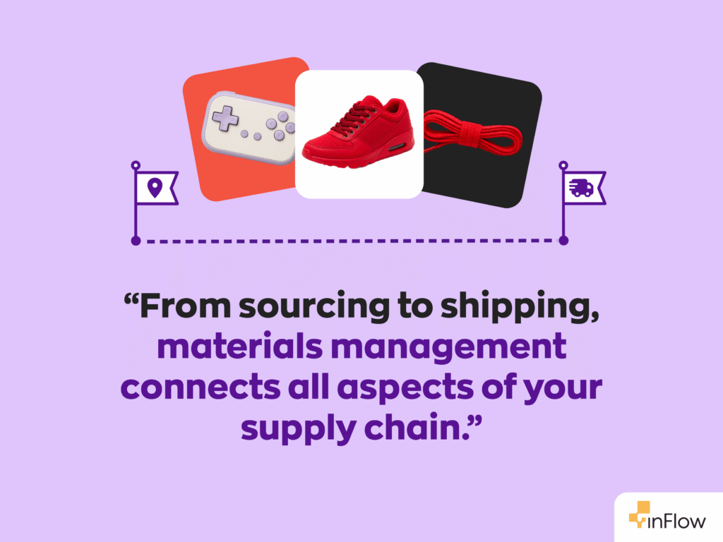 “From sourcing to shipping, materials management connects all aspects of your supply chain.”
